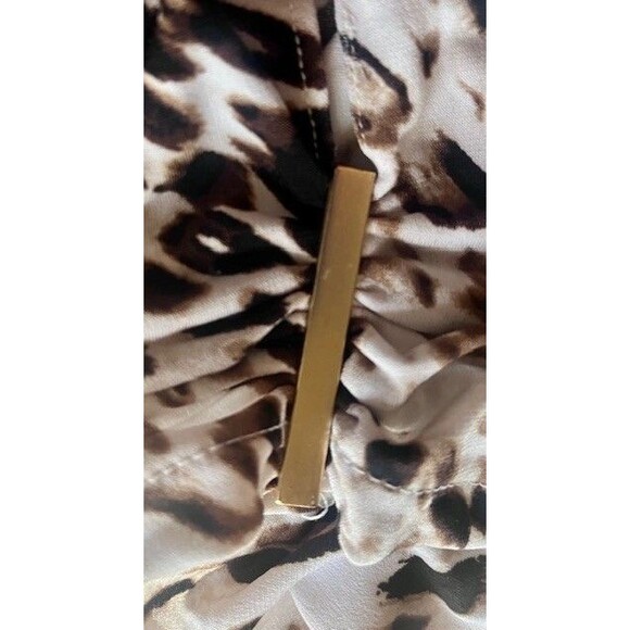 New NWT Chico's 2 Large Animal Variation Crop 25 inseam Stretch Jersey Pants - Picture 4 of 4